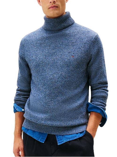 Maglioncino a collo alto in misto lana d'agnello Tommy Hilfiger | MW0MW40436DVC